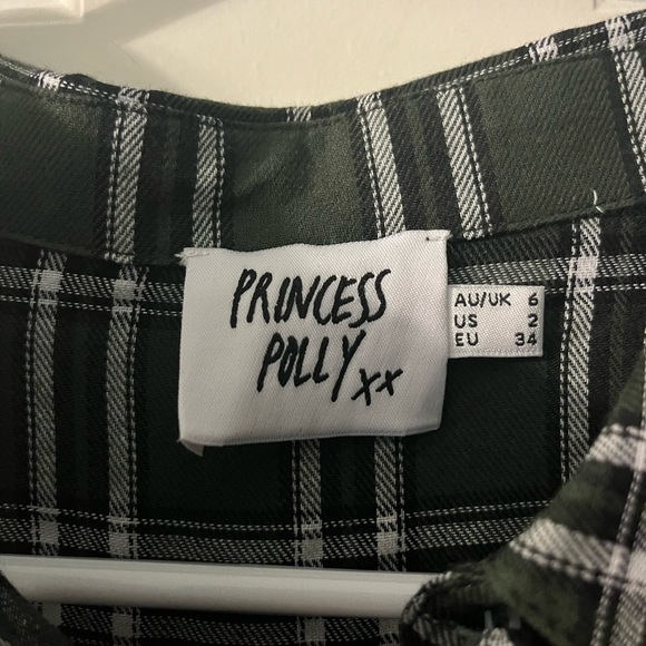 Plaid Princesses Polly Button Up - Picture 3 of 3